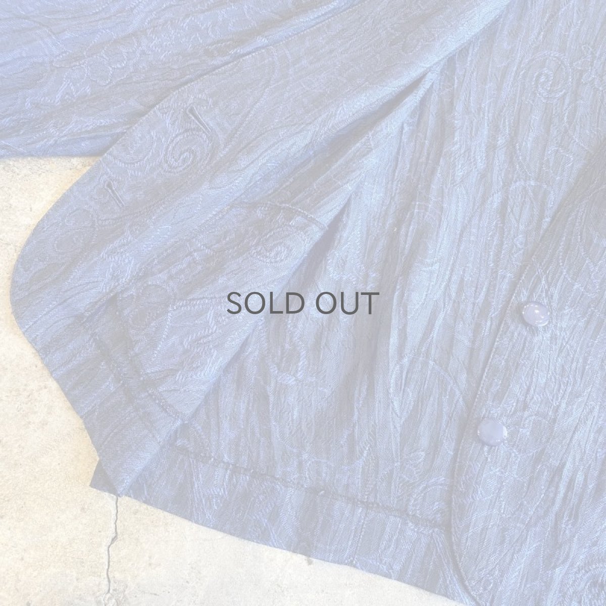 画像9: ALL OVER PAISLEY PATTERN DESIGN LIGHT JACKET / Ladies M  (9)