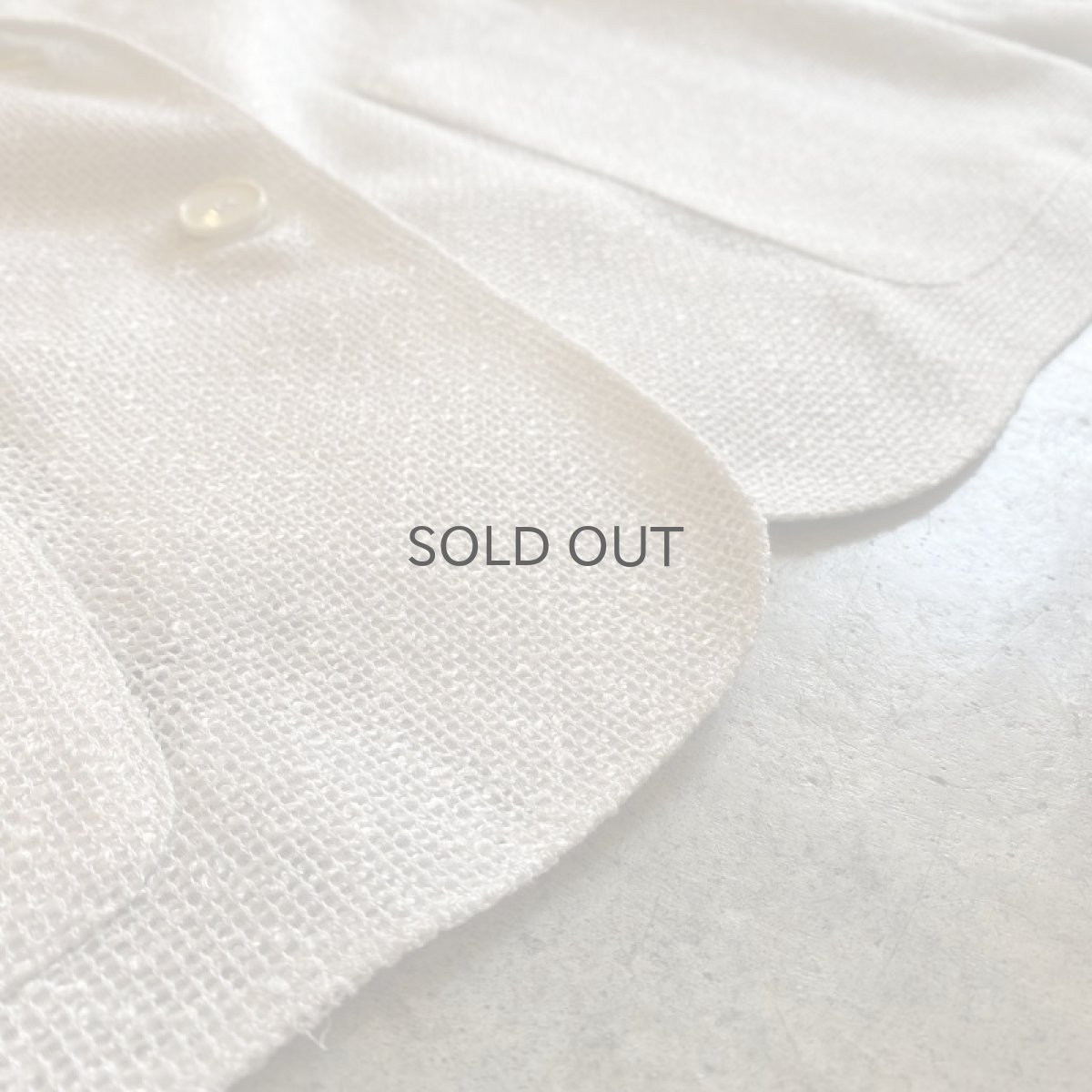 画像11: WHITE COLOR MESH DESIGN TAILORED JACKET / Ladies M (11)