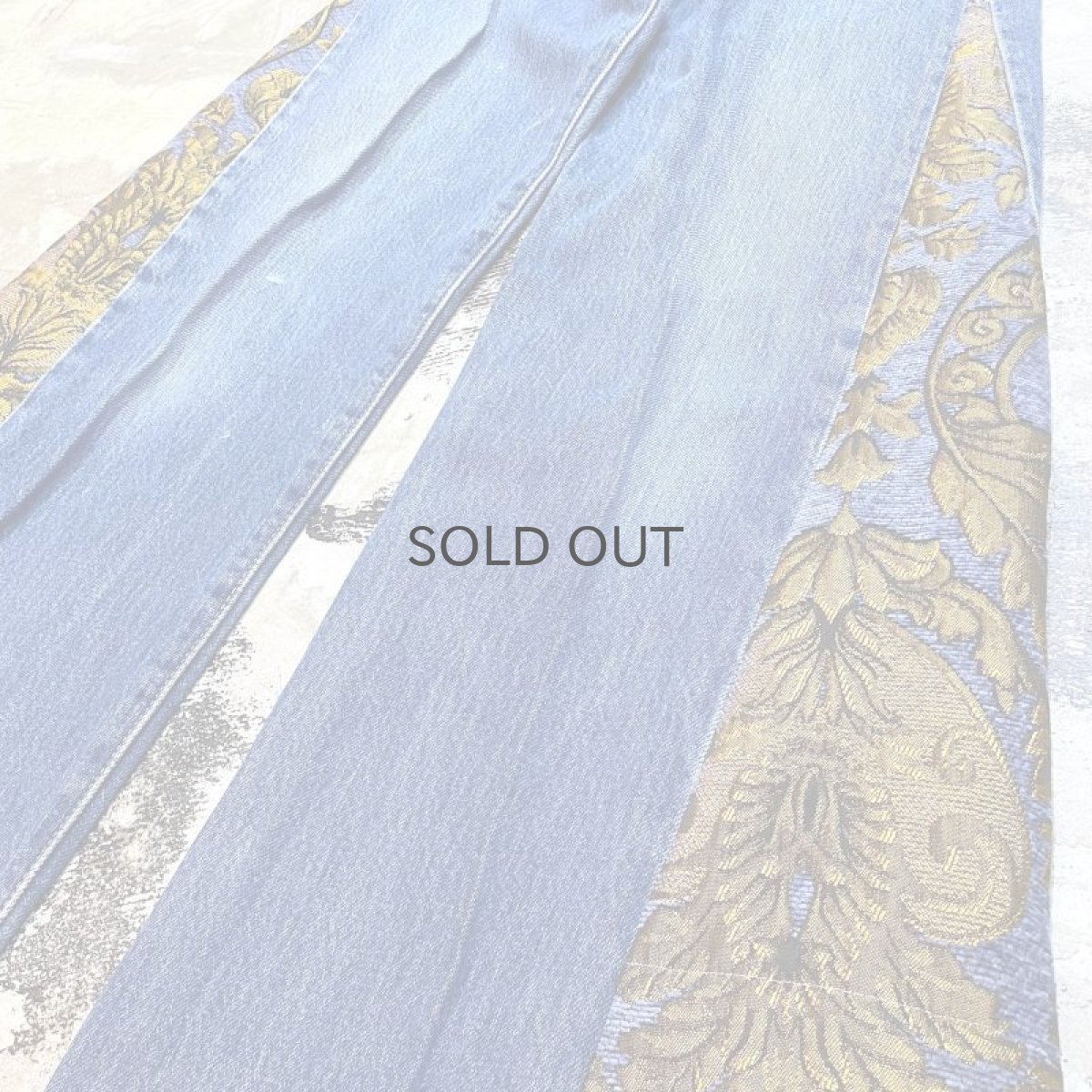 画像6: 【Wiz&Witch】SIDE ORIENTAL WIDE DENIM PANTS / W30 (6)