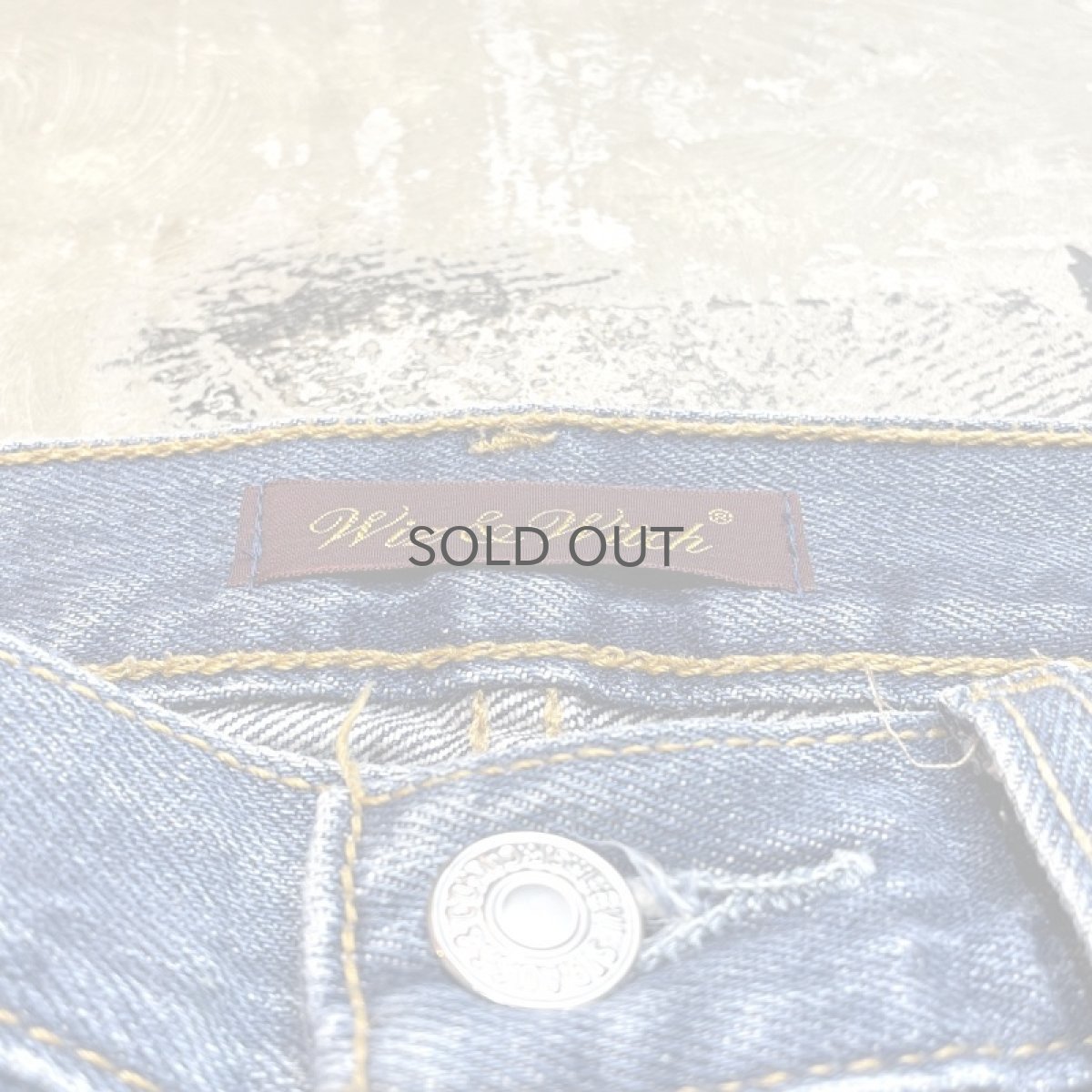 画像10: 【Wiz&Witch】SIDE ORIENTAL WIDE DENIM PANTS / W30 (10)