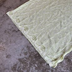 画像4: ALL OVER WAVE PATTERN RIB FRILL DESIGN L/S TOPS / Ladies M (4)