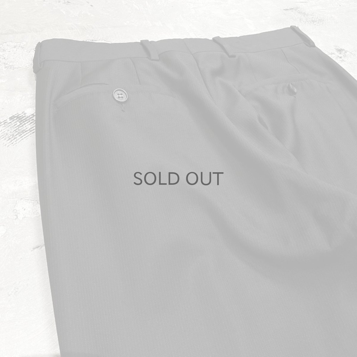 画像9: 【EMPORIO ARMANI】BLACK COLOR STRAIGHT SLACKS / W30 / MADE IN ITARY (9)