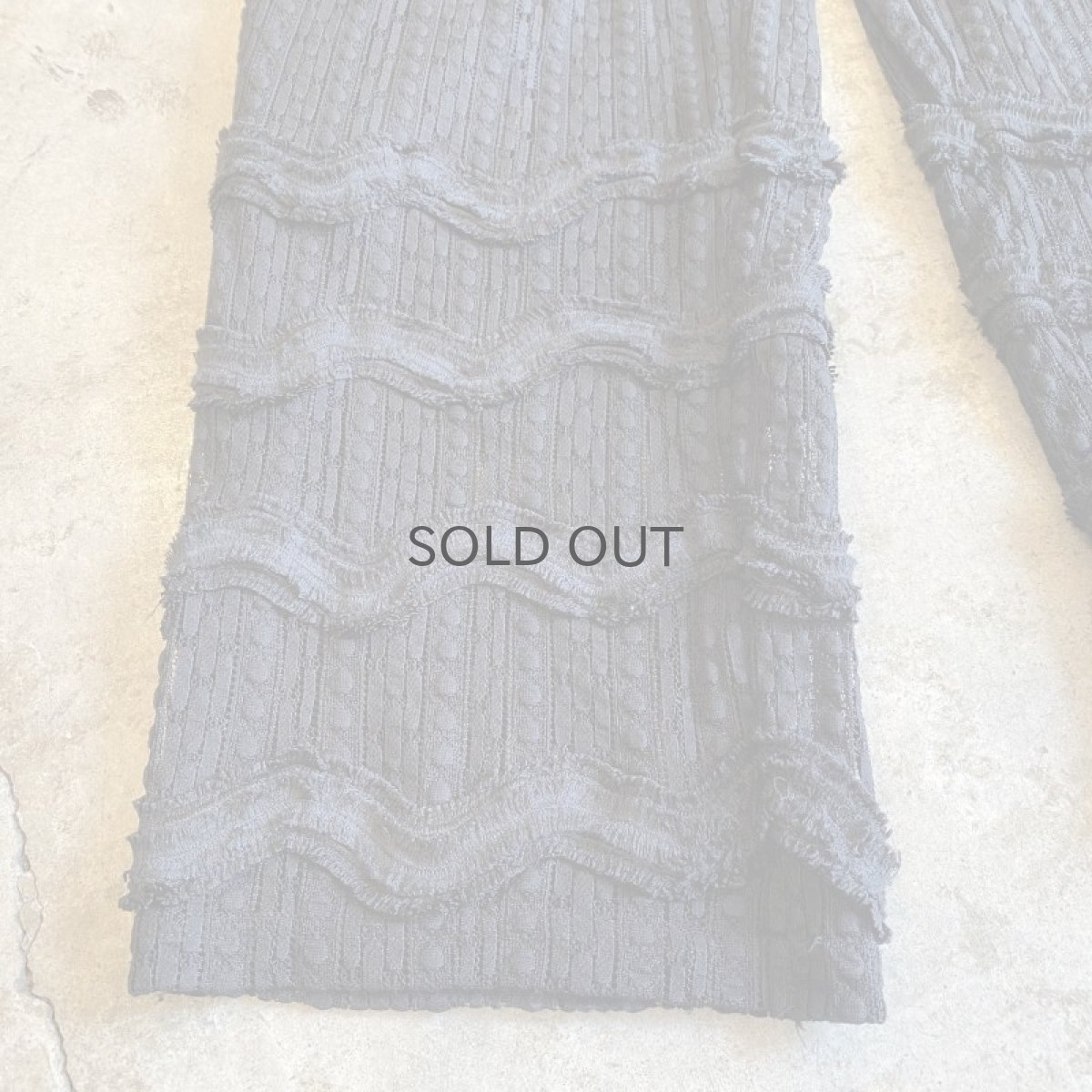 画像5: ALL OVER LACE DESIGN BLACK COLOR PANTS / W23~W31 (5)