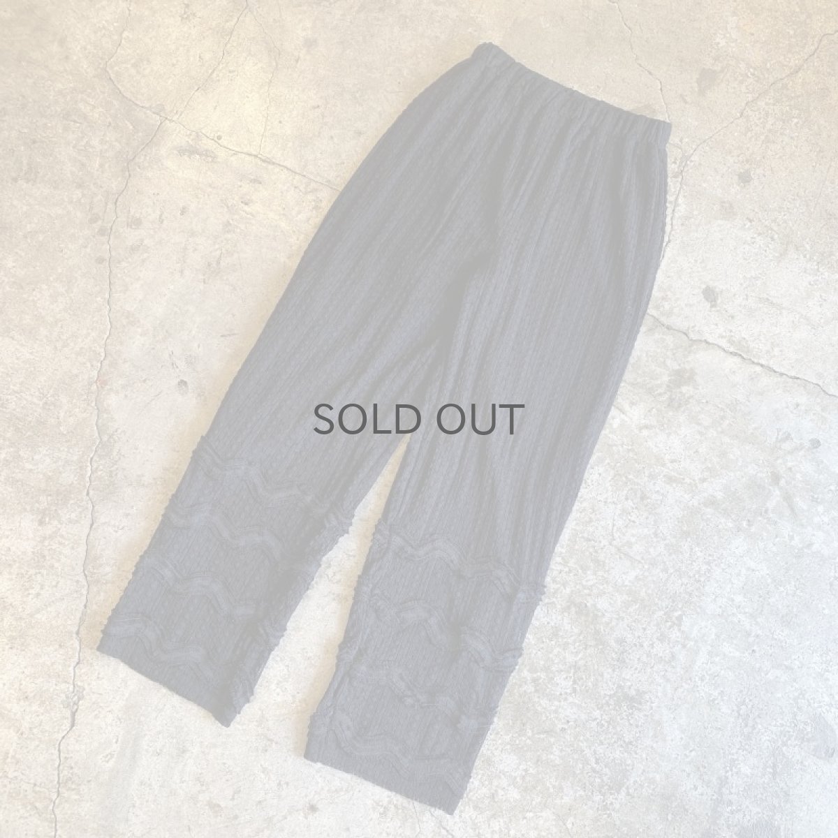 画像4: ALL OVER LACE DESIGN BLACK COLOR PANTS / W23~W31 (4)