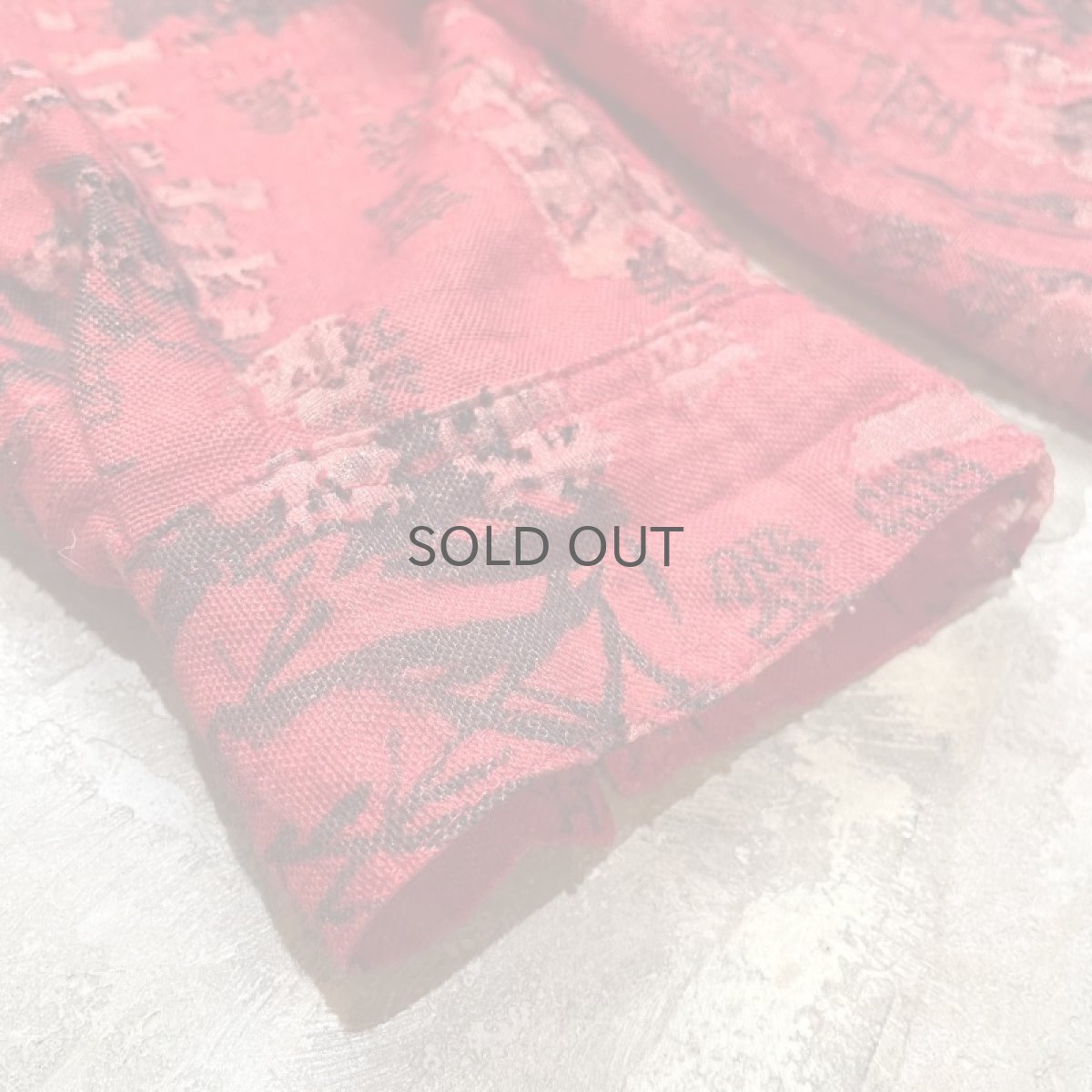 画像7: 90's~ CHINESE CHARACTER GRAPHIC PATTERN L/S SHIRT / Mens L (7)