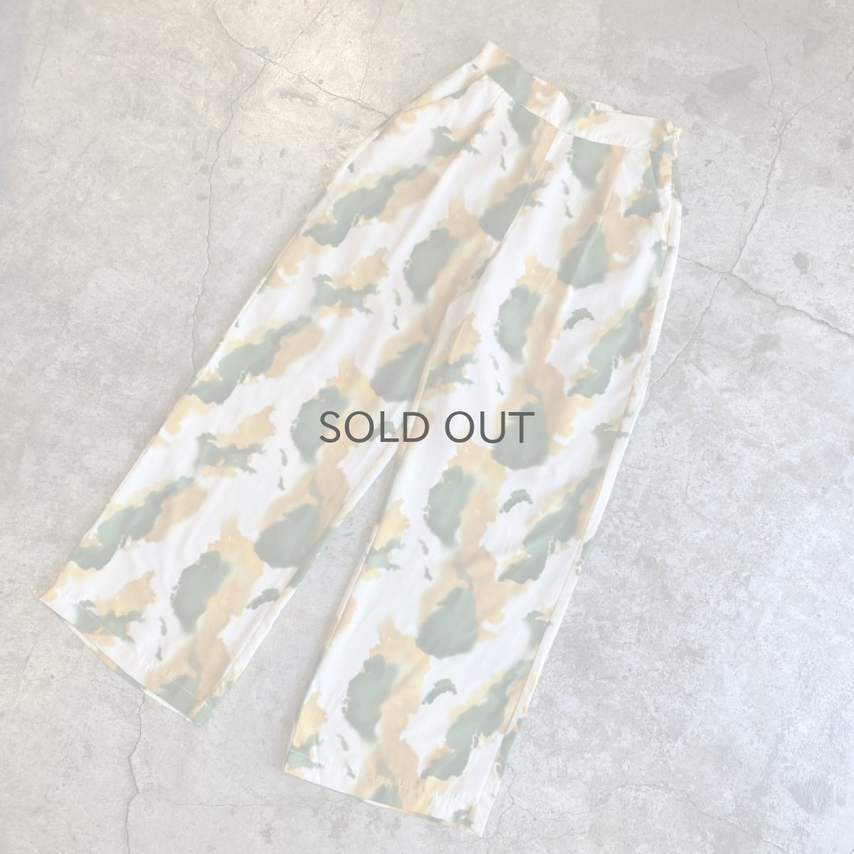 画像4: TIE DYE ALL OVER PATTERN DESIGN PANTS / W25~W28 (4)