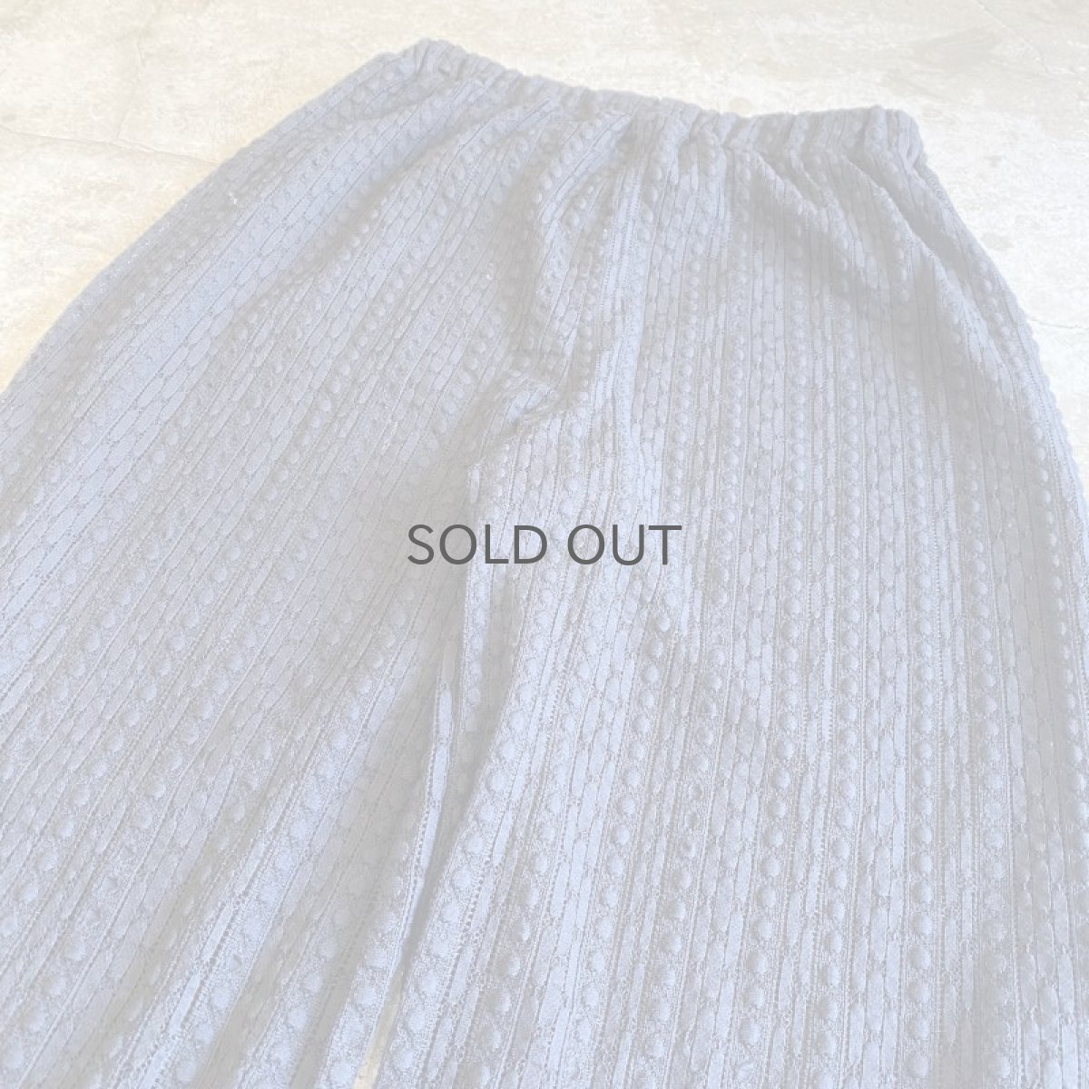 画像8: ALL OVER LACE DESIGN BLACK COLOR PANTS / W23~W31 (8)