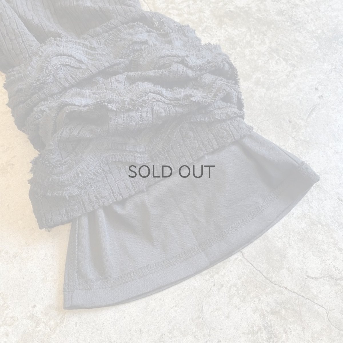 画像9: ALL OVER LACE DESIGN BLACK COLOR PANTS / W23~W31 (9)