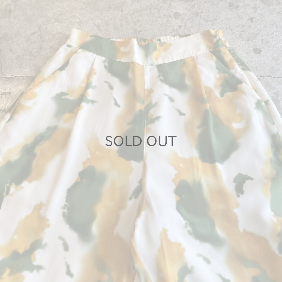 画像5: TIE DYE ALL OVER PATTERN DESIGN PANTS / W25~W28 (5)