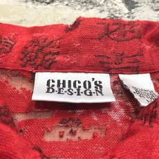画像11: 90's~ CHINESE CHARACTER GRAPHIC PATTERN L/S SHIRT / Mens L (11)