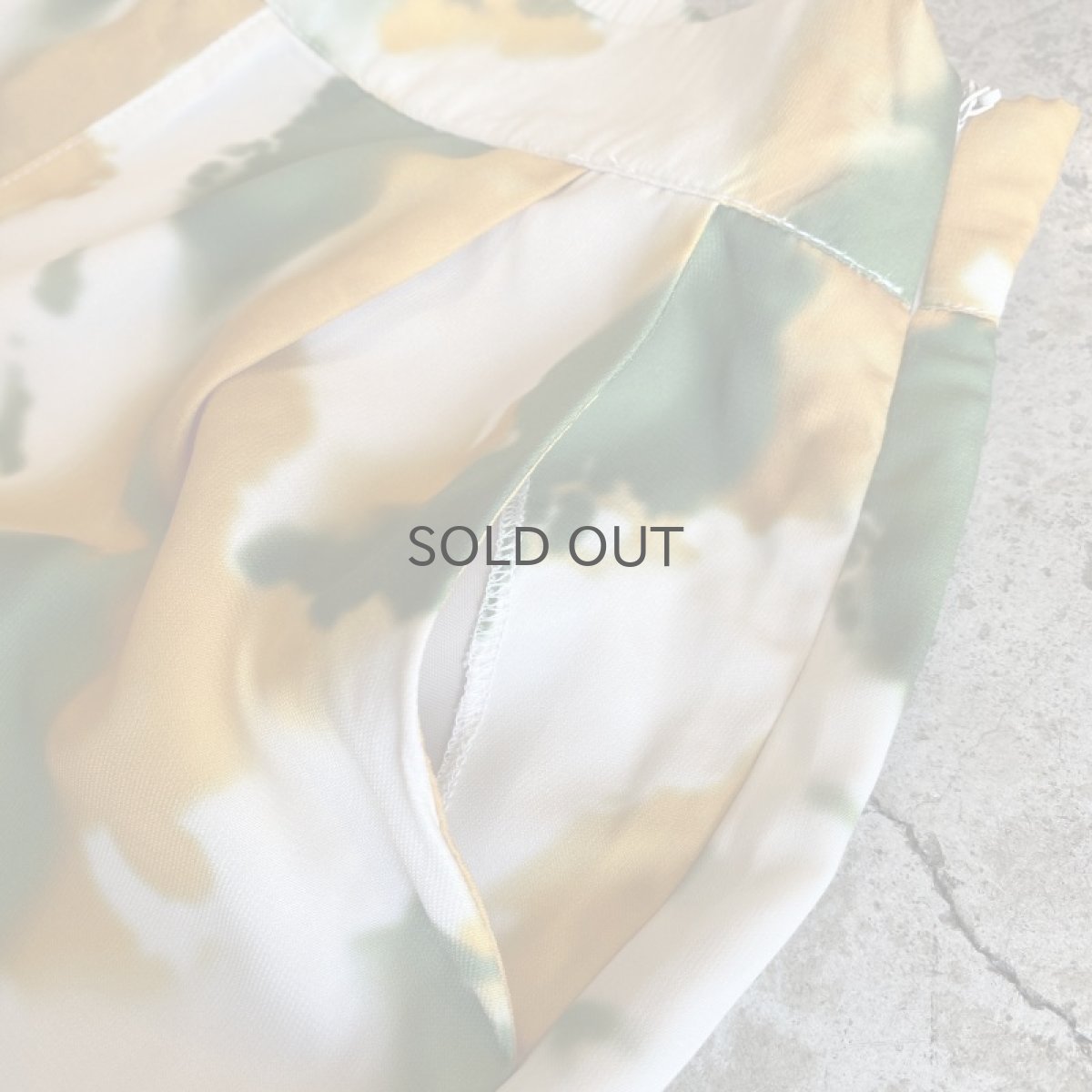 画像8: TIE DYE ALL OVER PATTERN DESIGN PANTS / W25~W28 (8)