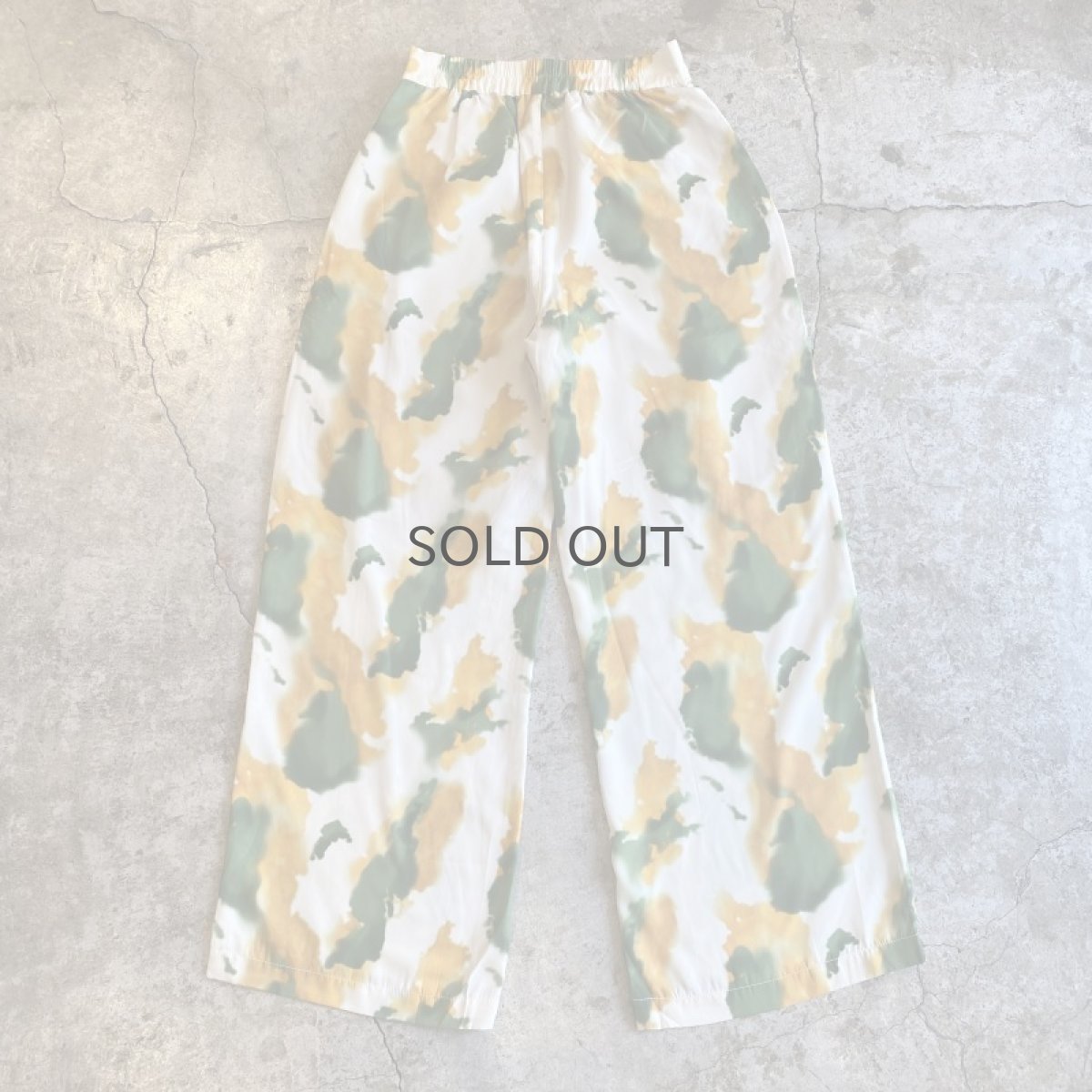 画像2: TIE DYE ALL OVER PATTERN DESIGN PANTS / W25~W28 (2)