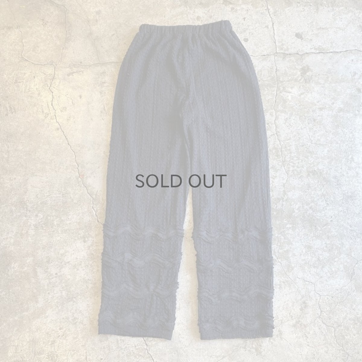 画像2: ALL OVER LACE DESIGN BLACK COLOR PANTS / W23~W31 (2)