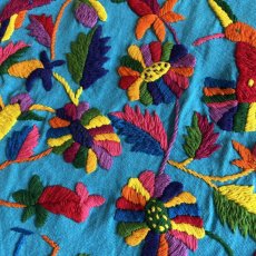 画像8: FRONT MIX PATTERN EMBROIDERY DESIGN COLOR S/S TEE / Ladies M  (8)