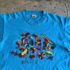 画像6: FRONT MIX PATTERN EMBROIDERY DESIGN COLOR S/S TEE / Ladies M  (6)
