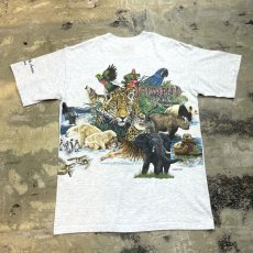 画像2: 90's "ENDANGERED SPECIES" PRINTED S/S TEE / Mens M / MADE IN USA (2)
