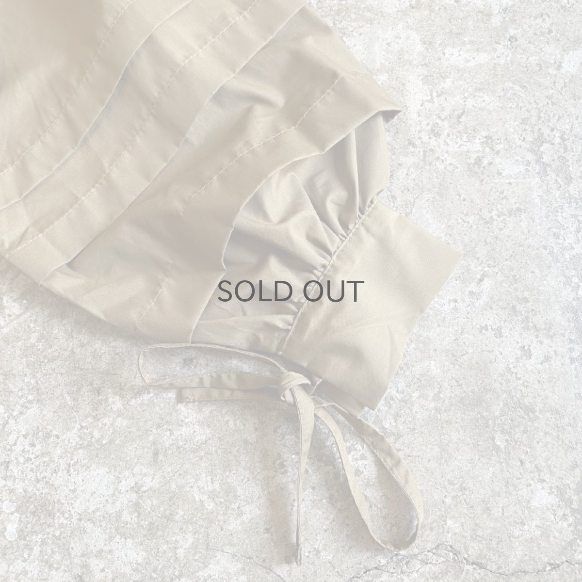 画像10: 3RIBBON DESIGN VOLUME SLEEVE FLARE BLOUSE / Ladies L (10)