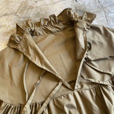 画像8: 3RIBBON DESIGN VOLUME SLEEVE FLARE BLOUSE / Ladies L (8)