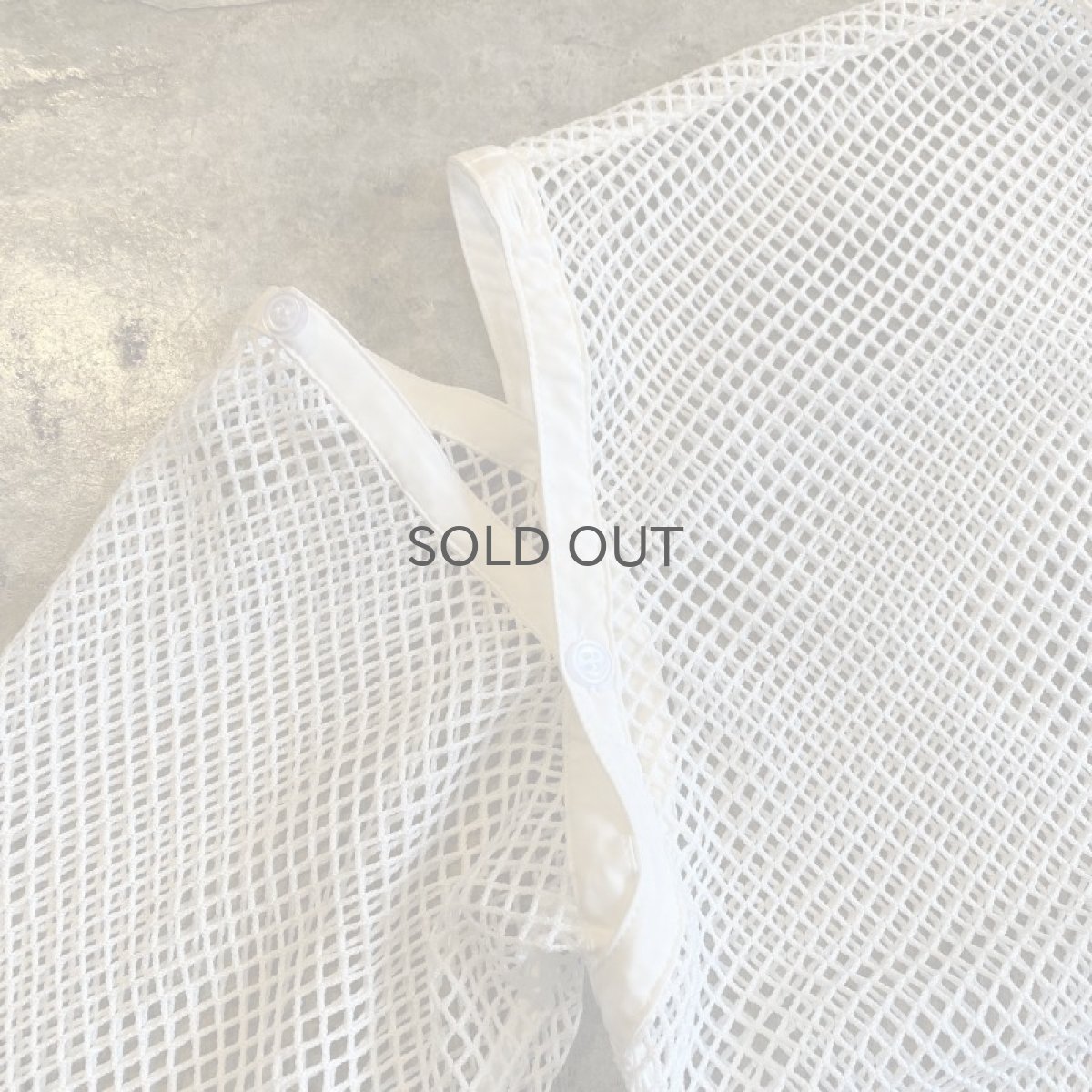 画像6: SHOULDER 2WAY DESIGN MESH L/S TOPS / Ladies L (6)