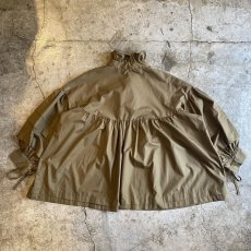 画像2: 3RIBBON DESIGN VOLUME SLEEVE FLARE BLOUSE / Ladies L (2)