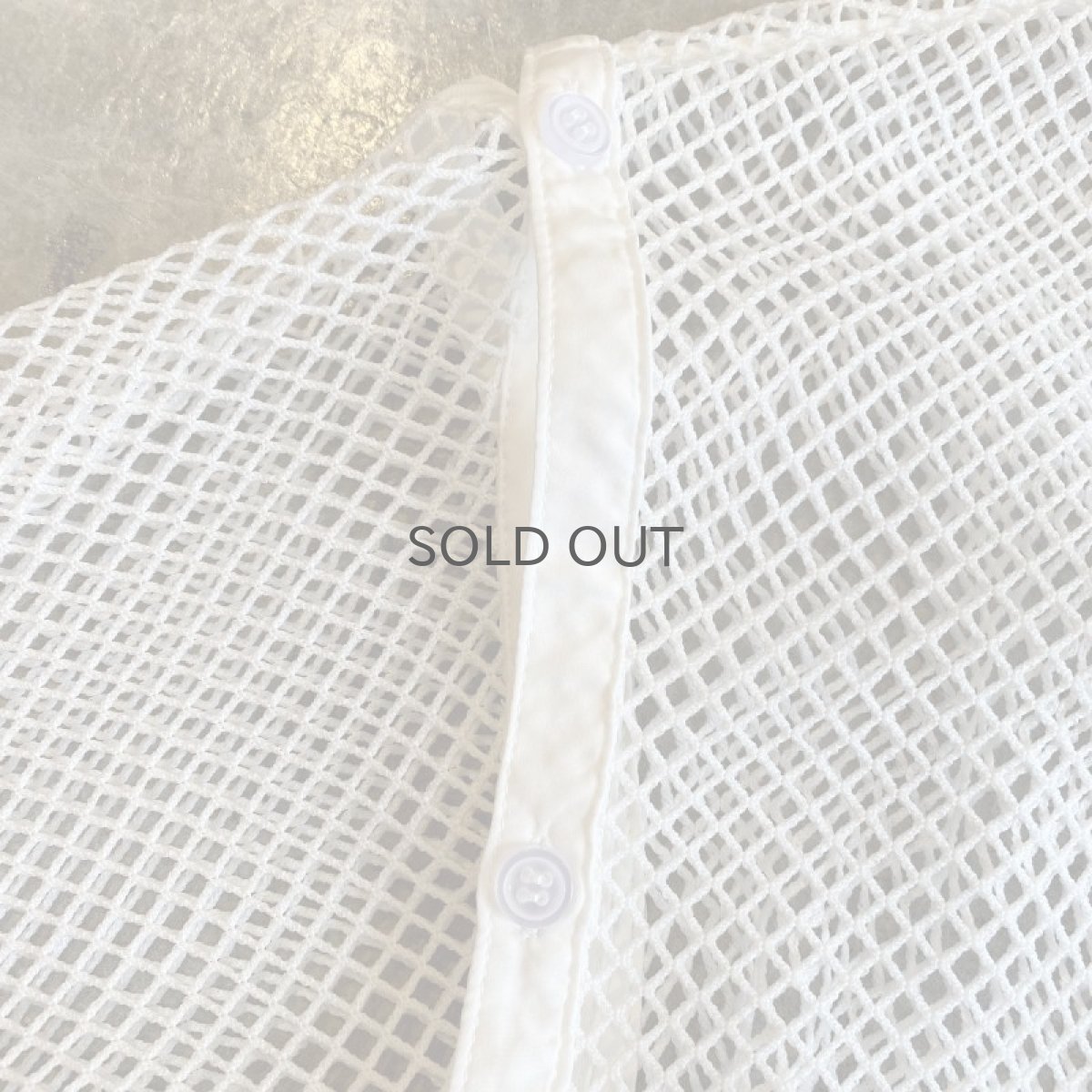 画像8: SHOULDER 2WAY DESIGN MESH L/S TOPS / Ladies L (8)