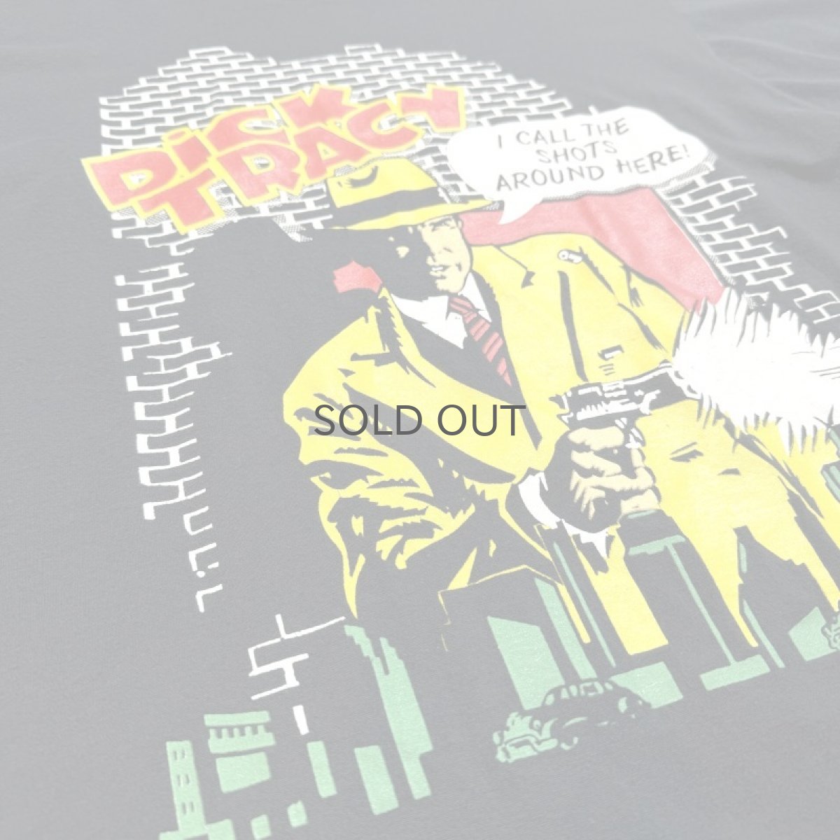 画像5: 80's~ "DICK TRACY" GRAPHIC PRINT S/S TEE / Mens XL / MADE IN USA (5)