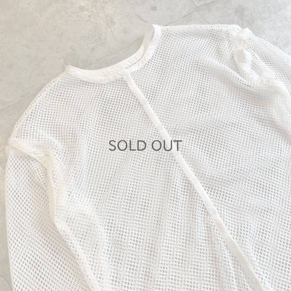 画像3: SHOULDER 2WAY DESIGN MESH L/S TOPS / Ladies L (3)