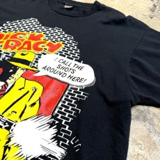 画像4: 80's~ "DICK TRACY" GRAPHIC PRINT S/S TEE / Mens XL / MADE IN USA (4)