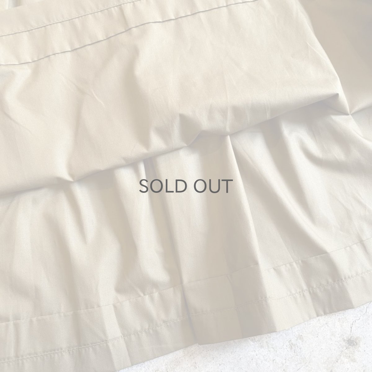 画像7: 3RIBBON DESIGN VOLUME SLEEVE FLARE BLOUSE / Ladies L (7)