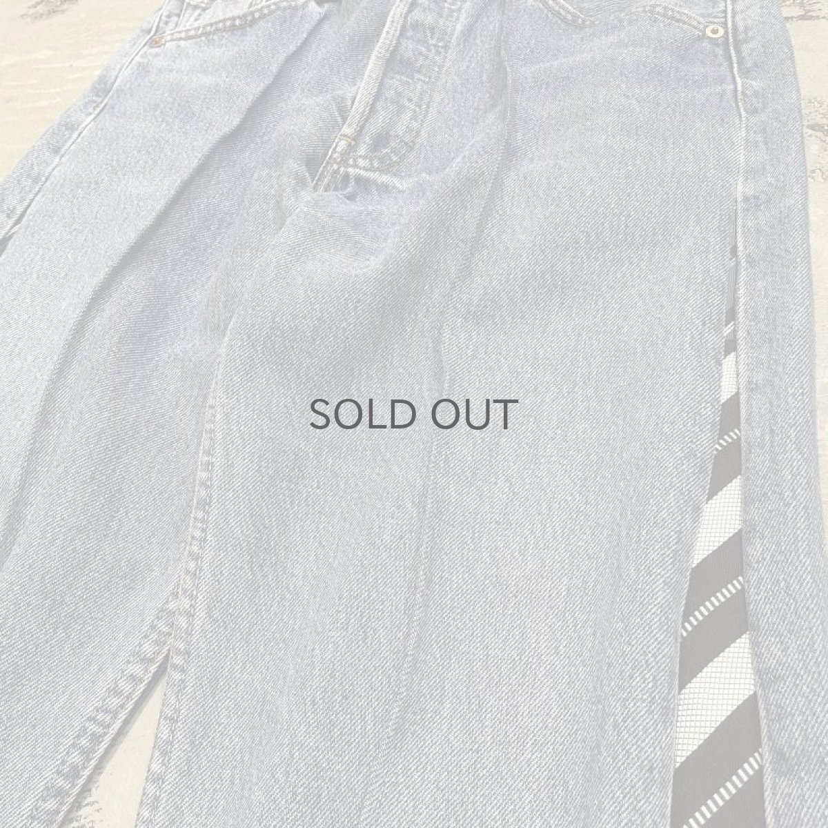 画像4: 【Wiz&Witch】"UNITED" SIDE TIE DENIM PANTS / W31 (4)