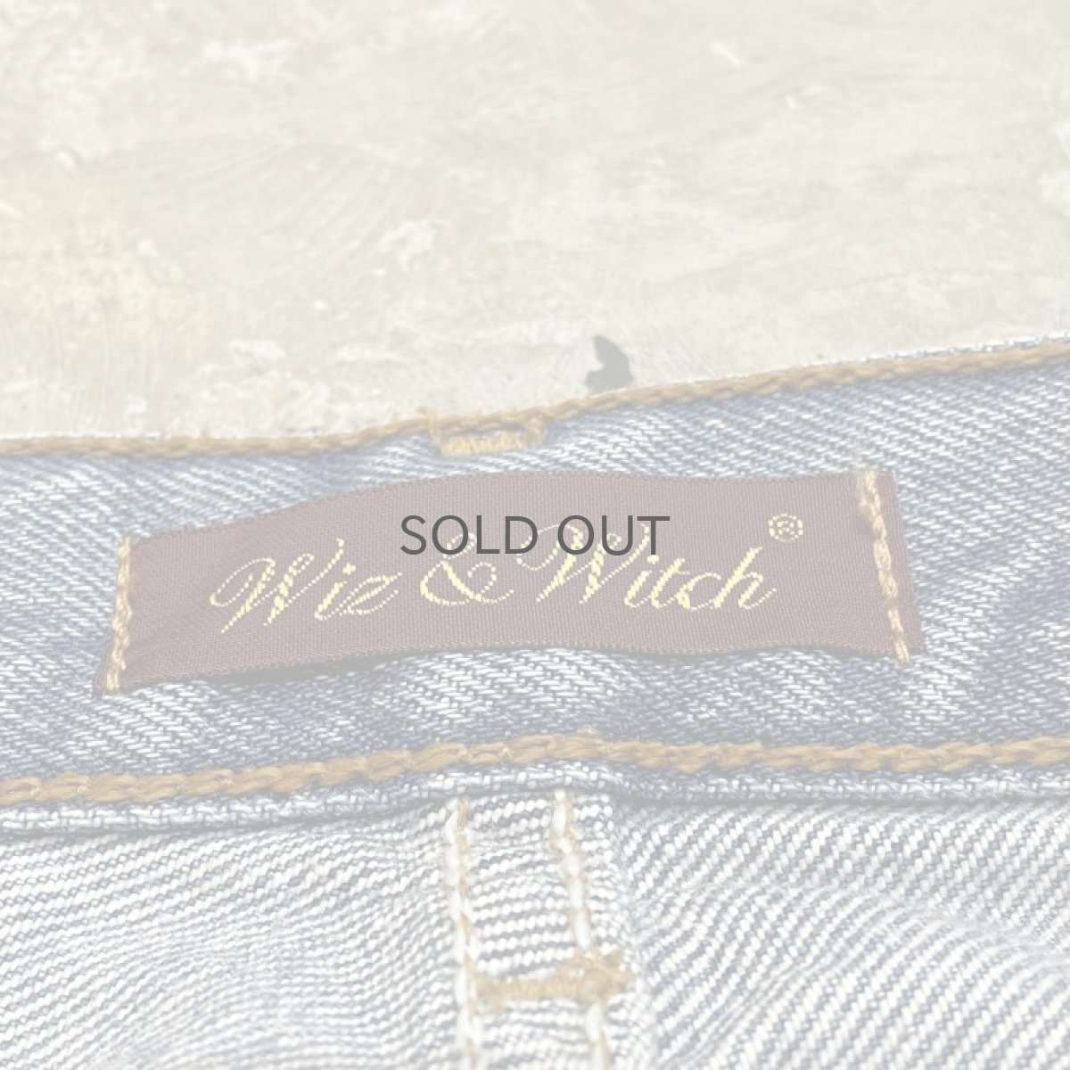 画像10: 【Wiz&Witch】"UNITED" SIDE TIE DENIM PANTS / W31 (10)