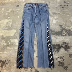 画像1: 【Wiz&Witch】"UNITED" SIDE TIE DENIM PANTS / W31 (1)