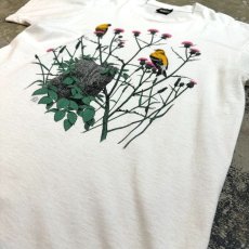 画像6: 80's BIRD & FLOWER PRINTED S/S TEE / Mens XL / MADE IN USA (6)