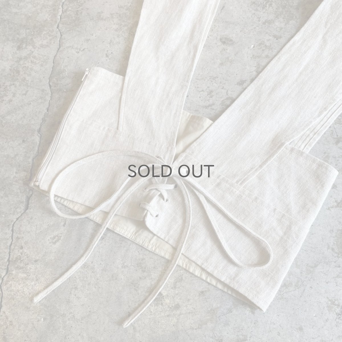 画像7: PALE TONE BACK LACE UP DESIGN BUSTIER / Ladies M  (7)