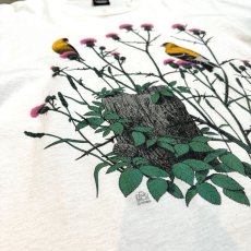 画像5: 80's BIRD & FLOWER PRINTED S/S TEE / Mens XL / MADE IN USA (5)