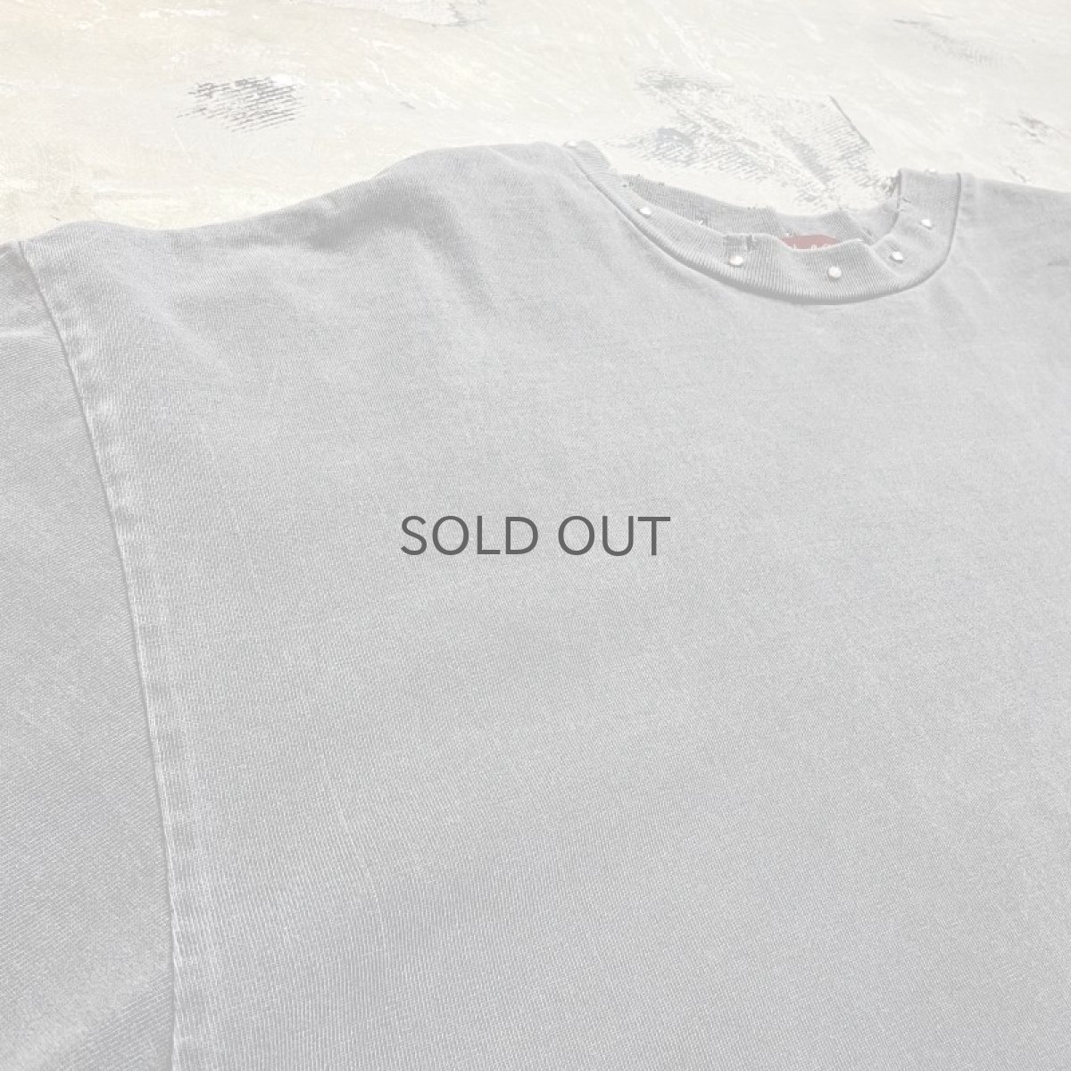 画像3: 【Wiz&Witch】"THE U.K" STUDS DAMAGE OVER TEE / OS (3)