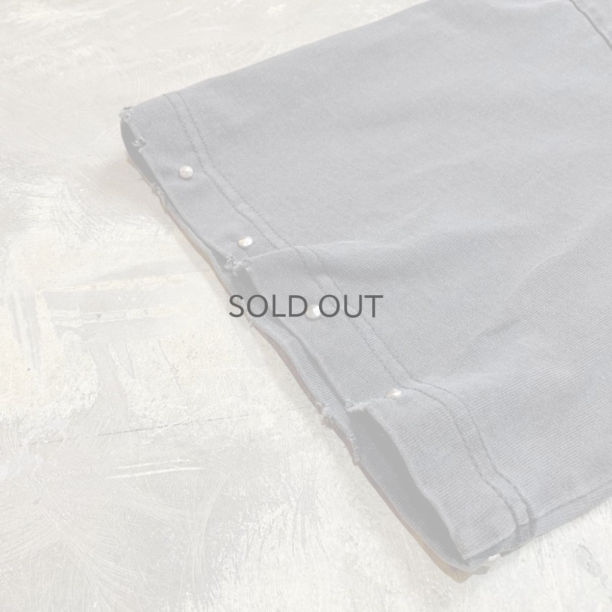 画像7: 【Wiz&Witch】"THE U.K" STUDS DAMAGE OVER TEE / OS (7)