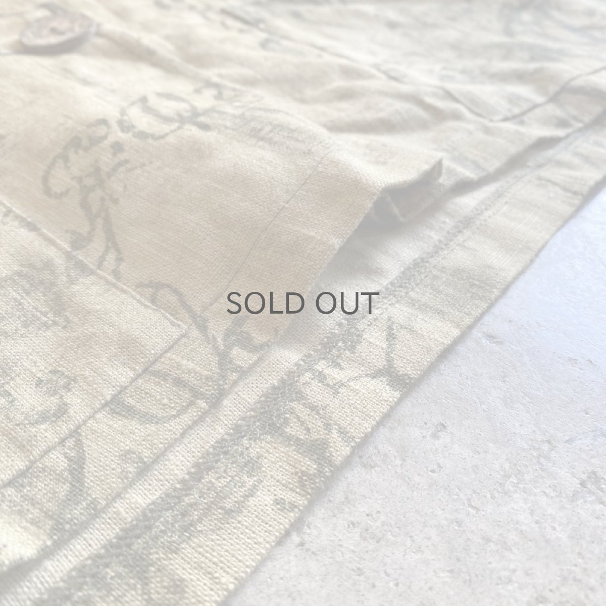 画像12: ALL OVER PATTERN LINEN DESIGN JACKET / Ladies L (12)