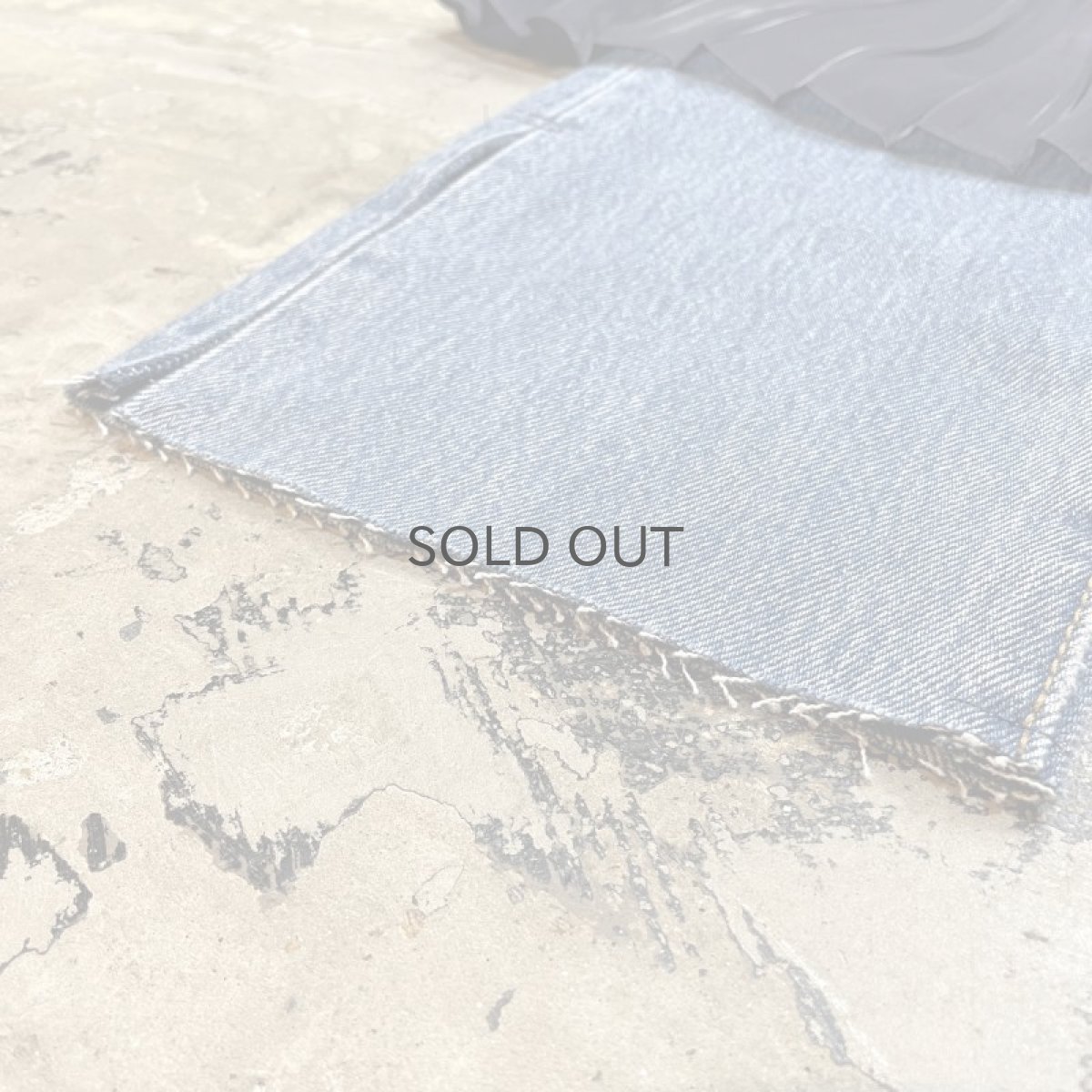 画像8: 【Wiz&Witch】"UNITED" WRAP SKIRT DENIM PANTS / W32 (8)