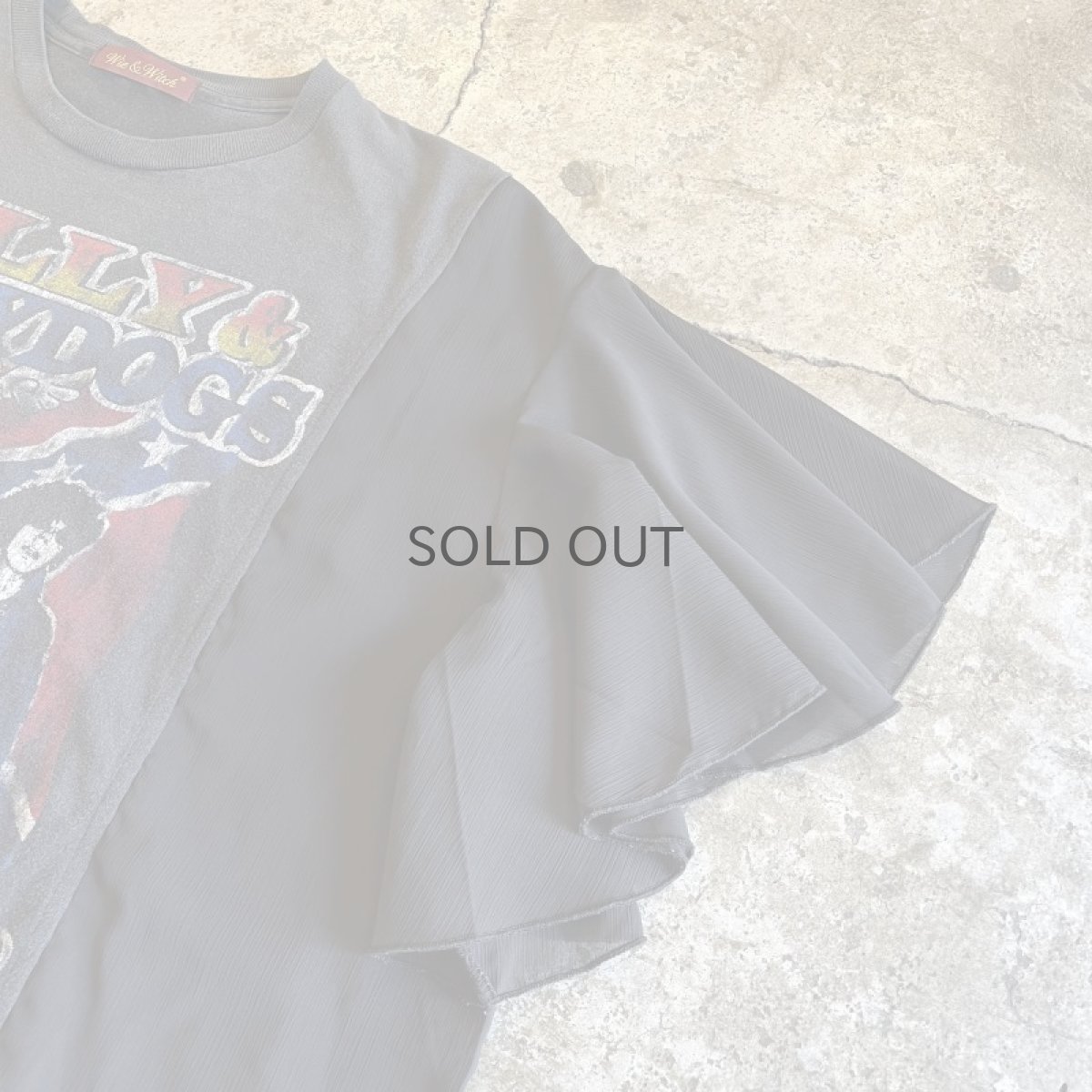 画像8: 【Wiz&Witch】"UNITED" FUTURE ROCK TEE / OS (8)