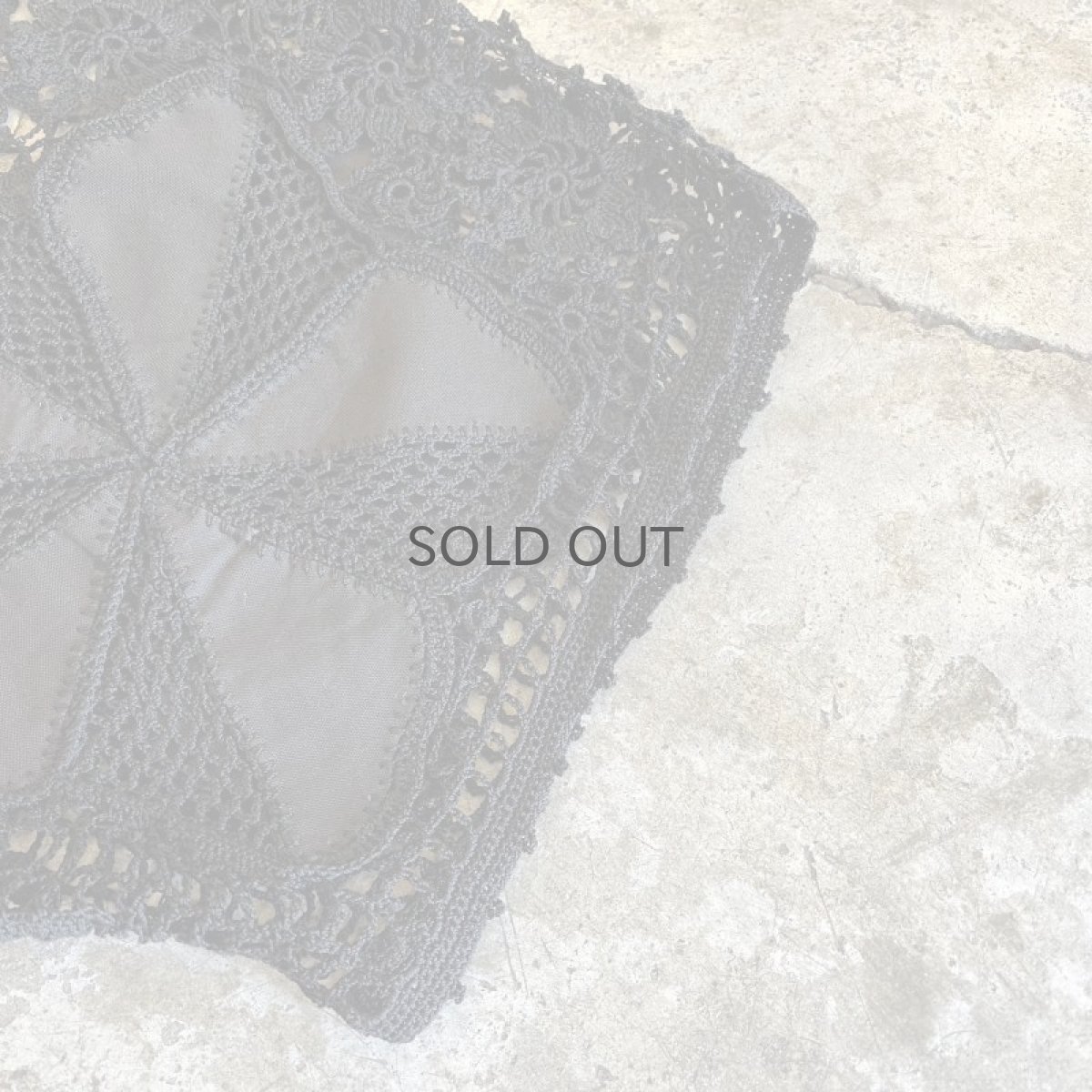 画像6: BLACK COLOR MIX FABRIC DESIGN S/S BLOUSE / Ladies L (6)
