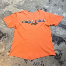 画像2: 70's "SURF LINE HAWAII" PRINTED S/S TEE / Mens L / MADE IN USA (2)