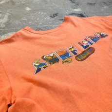 画像9: 70's "SURF LINE HAWAII" PRINTED S/S TEE / Mens L / MADE IN USA (9)