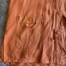 画像8: CUT WORK ART DESIGN COLOR L/S SHIRT / Ladies L (8)