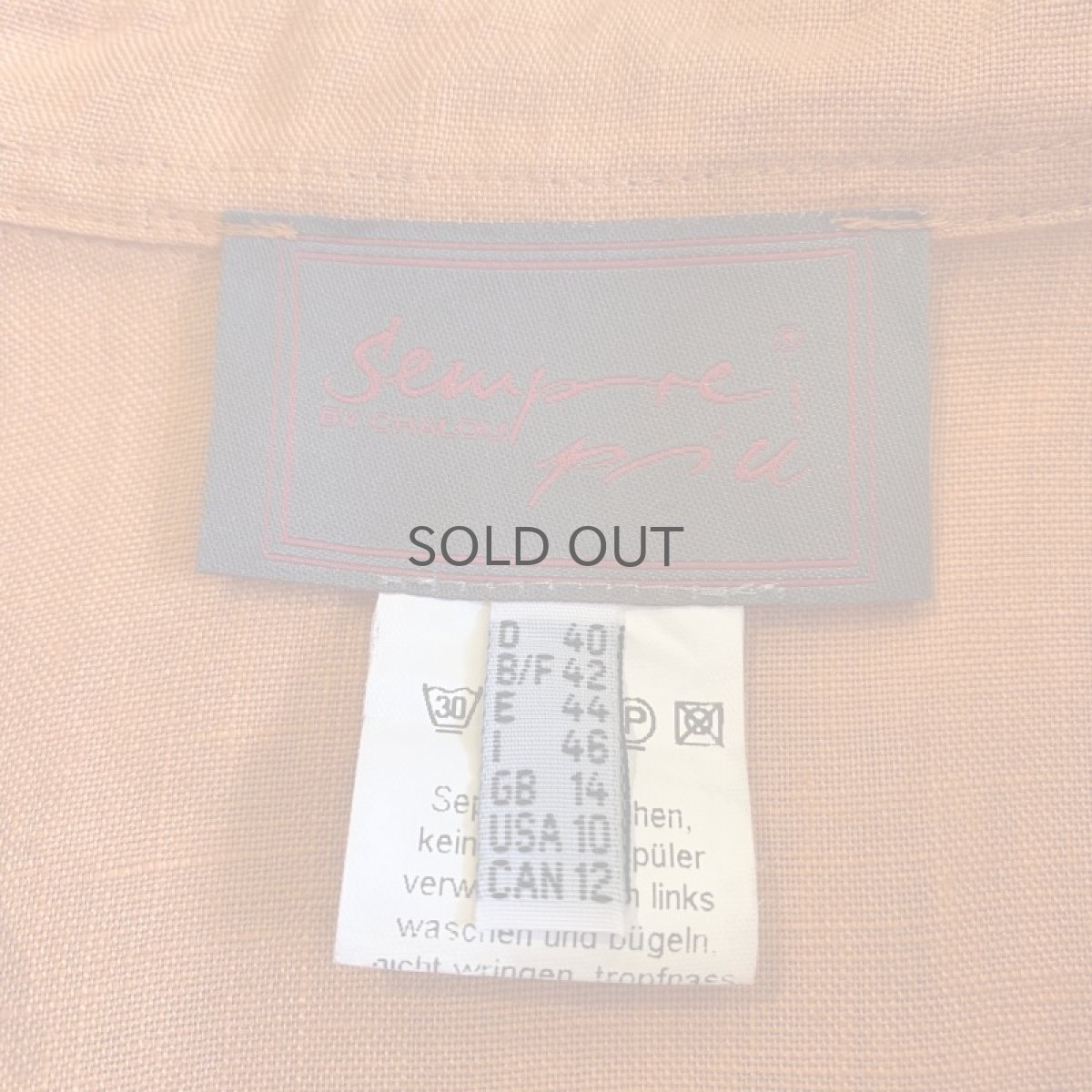 画像12: CUT WORK ART DESIGN COLOR L/S SHIRT / Ladies L (12)