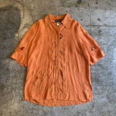 画像1: CUT WORK ART DESIGN COLOR L/S SHIRT / Ladies L (1)