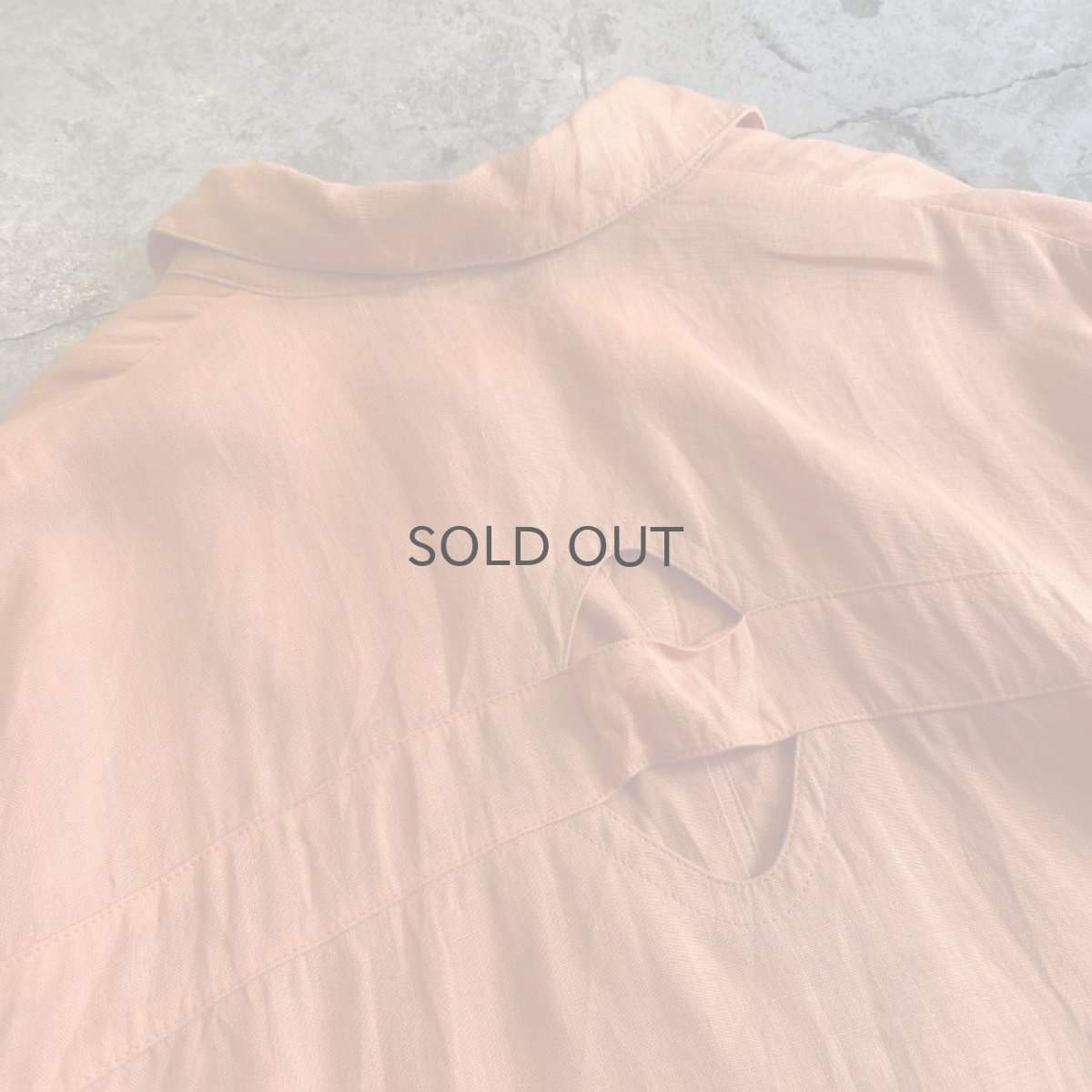 画像9: CUT WORK ART DESIGN COLOR L/S SHIRT / Ladies L (9)