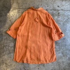 画像2: CUT WORK ART DESIGN COLOR L/S SHIRT / Ladies L (2)