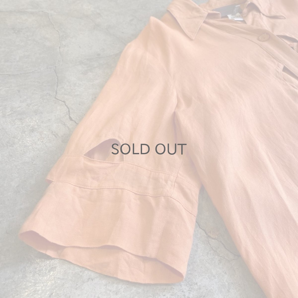 画像5: CUT WORK ART DESIGN COLOR L/S SHIRT / Ladies L (5)