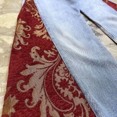 画像7: 【Wiz&Witch】"UNITED" SIDE ORIENTAL WIDE DENIM PANTS / W30 (7)